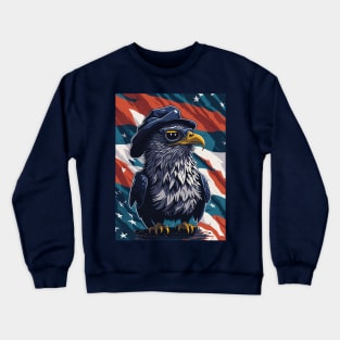 Patriotic Eagle Crewneck Sweatshirt